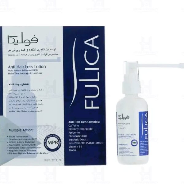 لوسیون تقویت کننده مو مخصوص آقایان فولیکا 75 ML