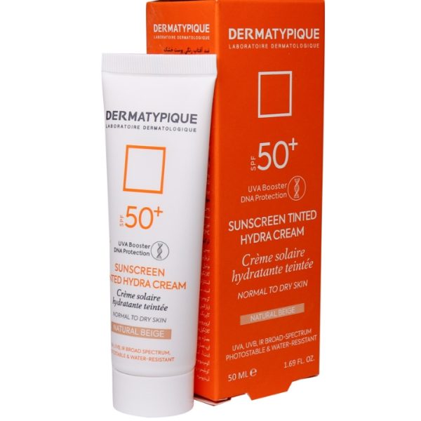 کرم ضدآفتاب رنگی پوست خشک SPF50 درماتیپیک 50 ML ( بژ طبیعی )