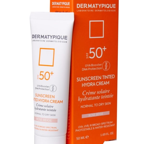 کرم ضدآفتاب رنگی پوست خشک SPF50 درماتیپیک 50 ML ( رز بژ )