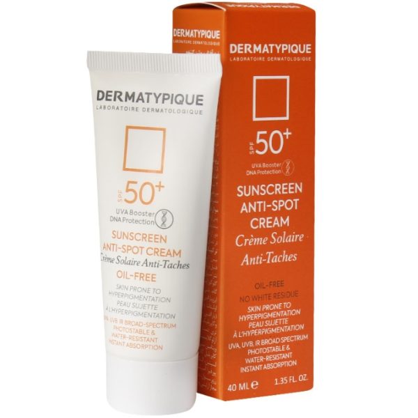 کرم ضدآفتاب ضدلک و روشن کننده انواع پوست SPF50 درماتیپیک 40 ML