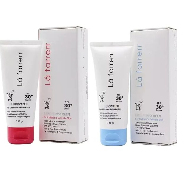 کرم ضدآفتاب کودکان SPF30 ( دختر و پسر ) لافارر 40 G