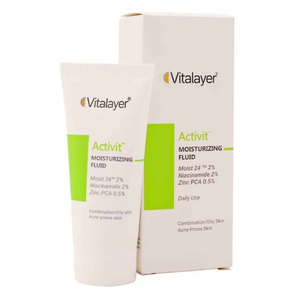 فلوئید مرطوب کننده پوست چرب اکتی ویت ویتالیر 40 ML