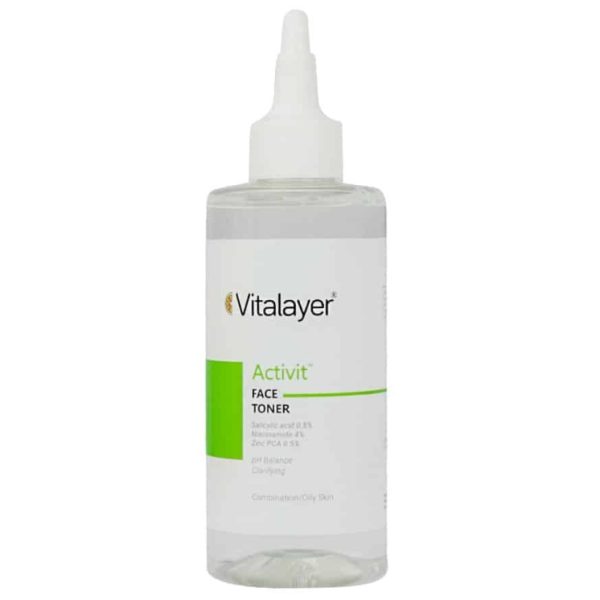 تونر صورت اکتی ویت ویتالیر مناسب پوست چرب 200 ML