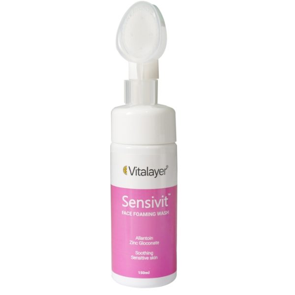 فوم شستشو صورت سنسی ویت ویتالیر مناسب پوست حساس 150 ML