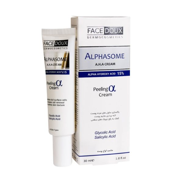 کرم لایه بردار 15% آلفازوم فیس دوکس 30 ML