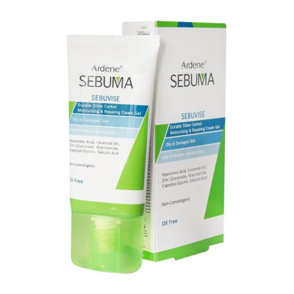 کرم ژل مرطوب کننده و بازسازی کننده سبوما آردن مناسب پوست چرب و آسیب دیده 40 ML