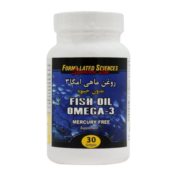 کپسول روغن ماهی امگا 3 1000 فورمولیتد ساینز بدون جیوه