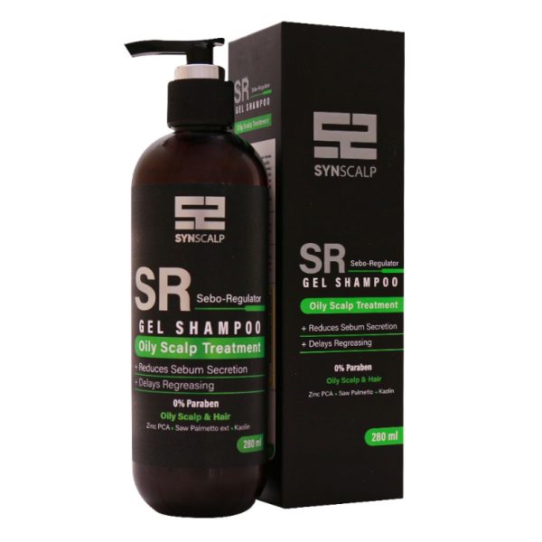 ژل شامپو مو و پوست سر چرب ساین اسکین 280 ML