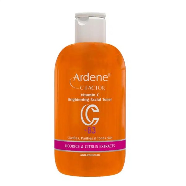 تونیک پاک کننده و شفاف کننده صورت سی فکتور حاوی ویتامین C آردن 250 ML