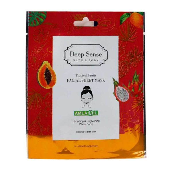 ماسک صورت نقابی تروپیکال دیپ سنس مناسب پوست خشک و معمولی 25 ML