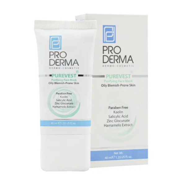 ماسک پاک سازی کننده پوست صورت پرودرما 40 ML