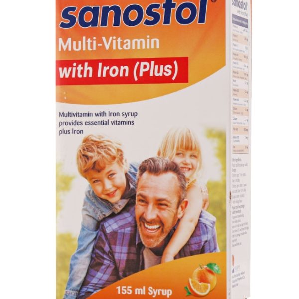شربت مولتی ویتامین + اهن سانستول 155 ML