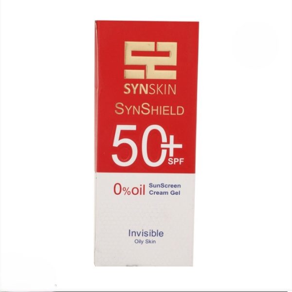 کرم ژل ضدآفتاب بدون چربی SPF+50 ساین اسکین بی رنگ 50 G