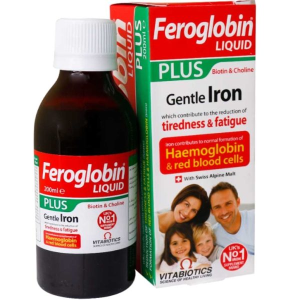 شربت فروگلوبین پلاس ویتابیوتیکس 200 ML