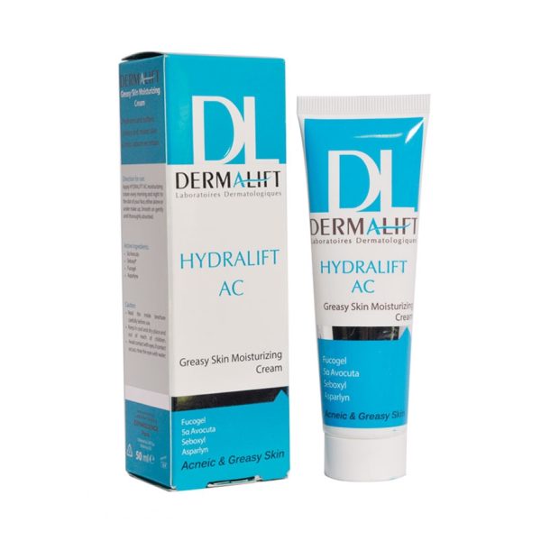 کرم مرطوب کننده هیدرالیفت ای سی درمالیفت مناسب پوست چرب 50 ML