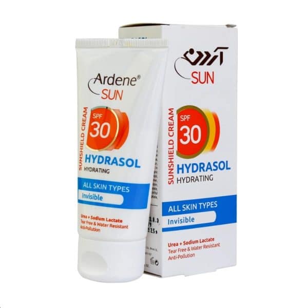 کرم ضدآفتاب SPF 30 هیدراسول بی رنگ آردن مناسب انواع پوست 50 ML
