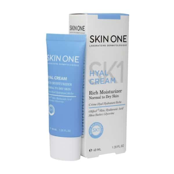 کرم مرطوب کننده مغذی هیال اسکین وان مناسب پوست نرمال تا خشک 40 ML