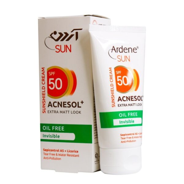 کرم ضد آفتاب آکنه سول SPF 50 آردن 50 ML