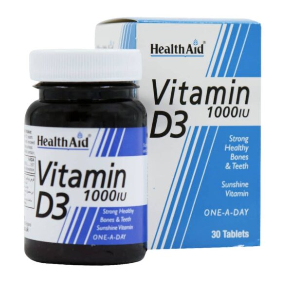 قرص ویتامین د3 1000 MG هلث اید 30 عدد