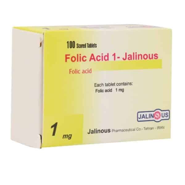 قرص فولیک اسید 1 MG جالینوس 100 عدد