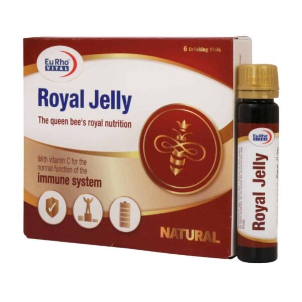 ویال خوراکی رویال ژلی یوروویتال 6 عدد