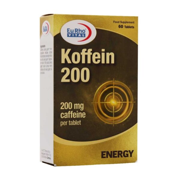 قرص کافئین 200 MG یوروویتال 60 عدد