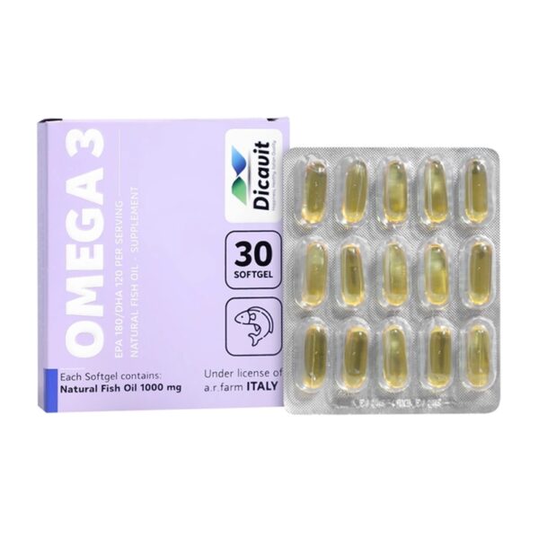 کپسول امگا 3 1000 MG دیکاویت 30 عدد